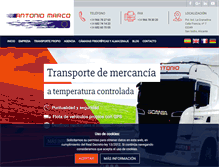 Tablet Screenshot of antoniomarco.com